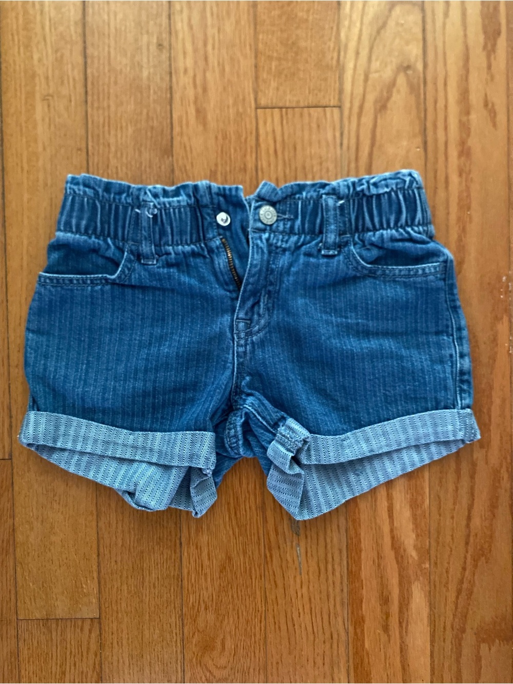 Cat & Jack Blue Rolled-Cuff Denim Shorts